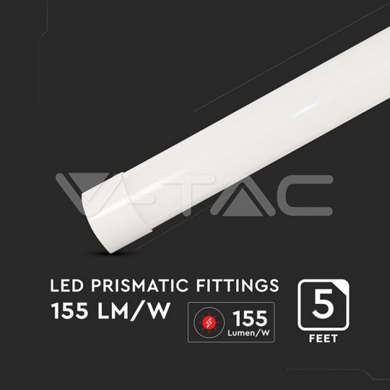 LED линейно тяло Samsung chip 38W 6500K 5890lm IP20 150см 155Lm/W