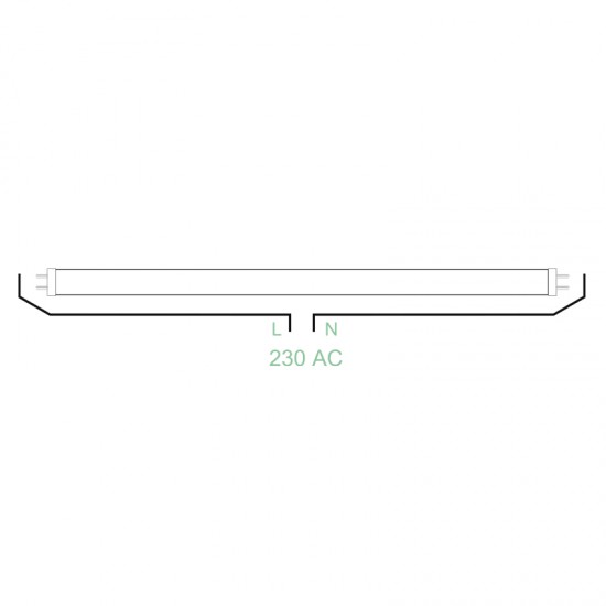 LED пура за месо Т8 18W 1600Lm IP20 120см двустранно захранване розова светлина