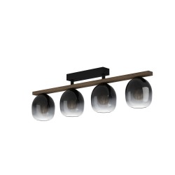 LED полилей FILAGO 4xE27 черен