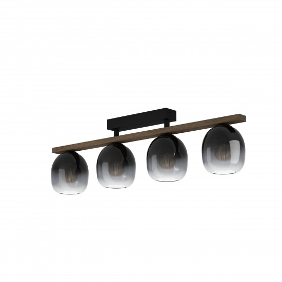 LED полилей FILAGO 4xE27 черен