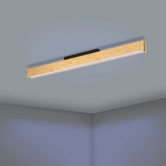 LED smart плафон EGLO Connect.Z ANCHORENA-Z RGB+3-white 35W 3980lm IP20 димируем дърво