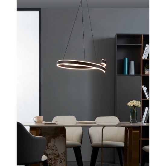 LED smart плафон EGLO Connect.Z ANDABAIA-Z 42.5W 5300lm 3-white 3000-6500К ф600мм димируем черен