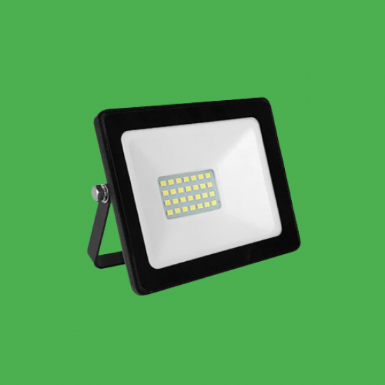 LED Прожектор 20W Зелена Светлина IP66 черен