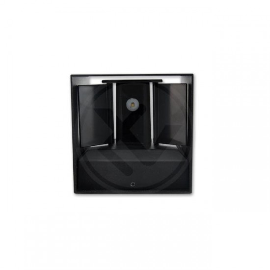 LED фасаден аплик KIRA 3x2W 4000К 180lm IP54 черен