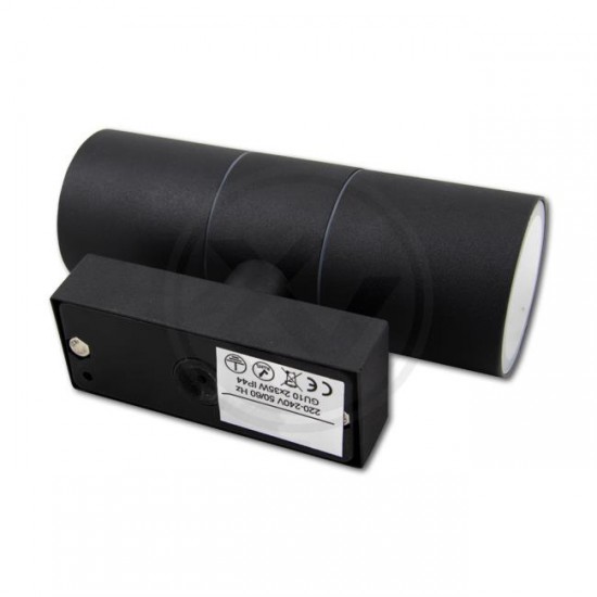 Влагозащитен аплик ELOR max 35W 2xGU10 IP44 RAL 9004