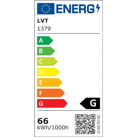 LED полилей с дистанционно GALAXIS APOLLO 66W 3000-6500К ф40см димируем черен
