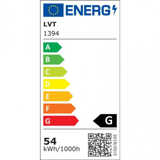 LED полилей с дистанционно GALAXIS NOVA 54W 3000-6500К ф40см димируем черен