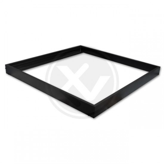 Рамка за LED панел за външен монтаж 60x60x5см черна