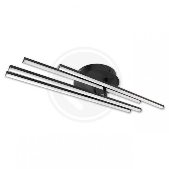 LED полилей MODENA RIVERA 35W 4000К 2100lm ф50см черен