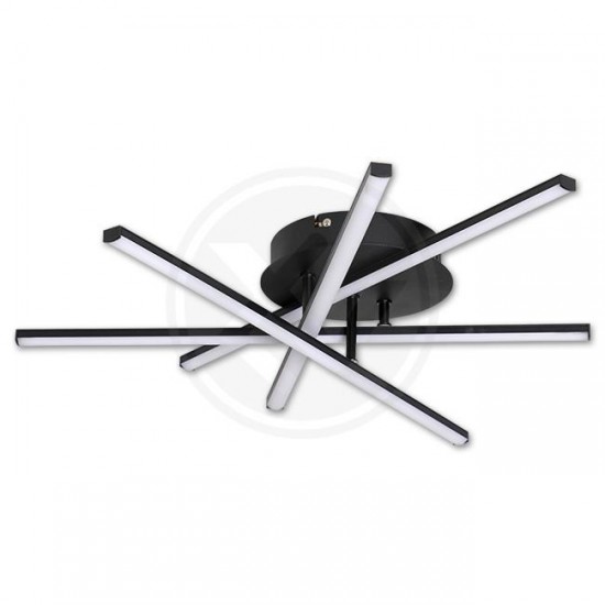 LED полилей MODENA RIVERA 35W 4000К 2100lm ф50см черен