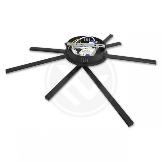 LED полилей MODENA RIVERA 35W 4000К 2100lm ф50см черен