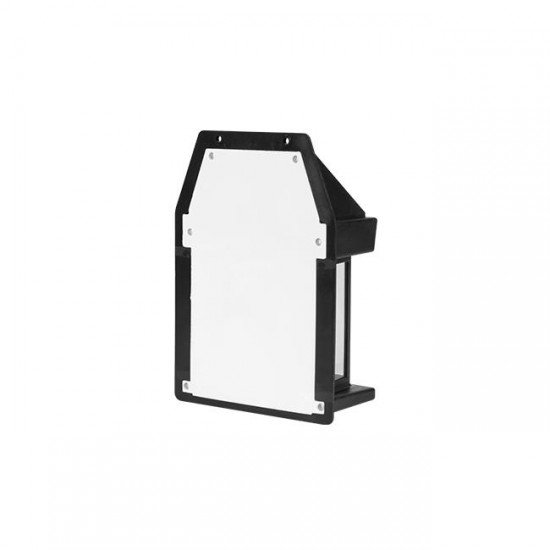 LED соларен аплик 1W 3000K 50lm със сензор IP44 черен
