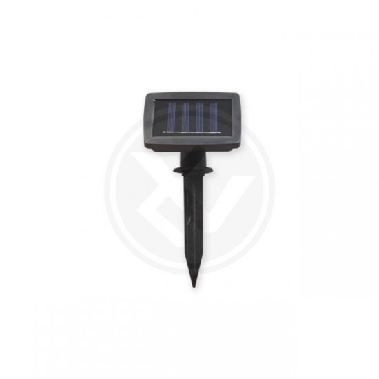 LED соларен гирлянд с 20 бр. крушки сълза 0,72W 3000К IP44 1.2V 600mAh 4,85м.