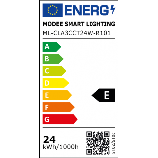 LED плафон с дистанционно управление 24W 3000lm 2700K-6500K R101 125lm/W Ф400мм димируем 