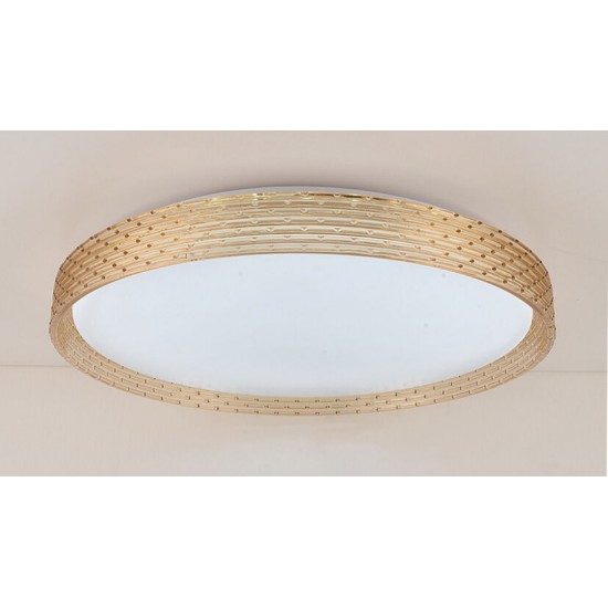 LED плафон с дистанционно управление A-G103 96W 9120lm 3000-6500К Ф510мм димируем златист