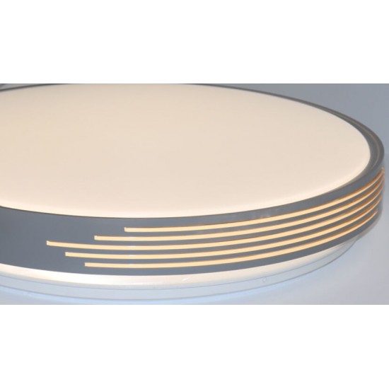 LED плафон с дистанционно управление A-C205 96W 9120lm 3000-6500К Ф510мм димируем сиво и златно