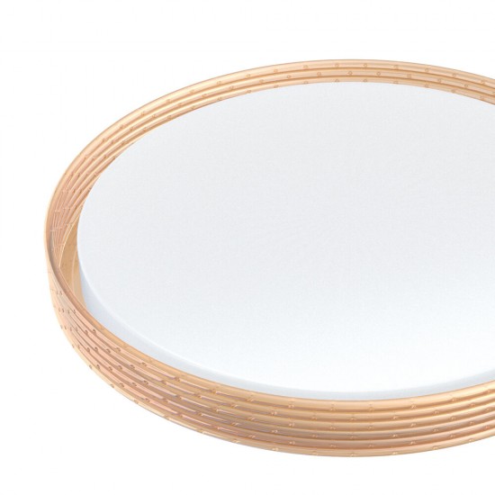 LED плафон с дистанционно управление A-G103 96W 9120lm 3000-6500К Ф510мм димируем златист