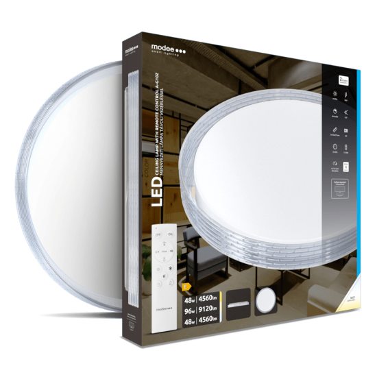 LED плафон с дистанционно управление A-G102 96W 9120lm 3000-6500К Ф510мм димируем