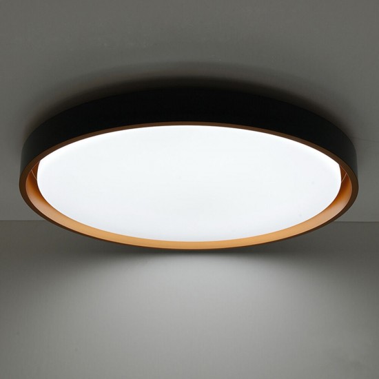 LED плафон с дистанционно управление A-H103 96W 9120lm 3000-6500К Ф510мм димируем черно-меден