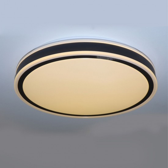 LED плафон с дистанционно управление A-F101 96W 9120lm 3000-6500К Ф510мм димируем черен
