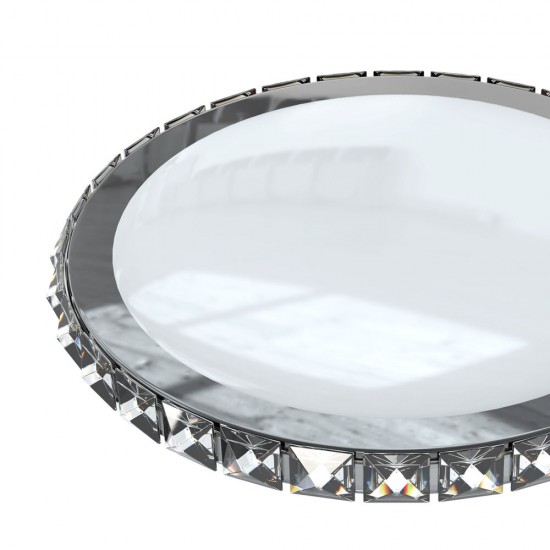 LED плафон с дистанционно управление A-G101 96W 9120lm 3000-6500К Ф510мм димируем кристален
