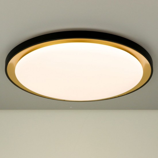 LED плафон с дистанционно управление A-H101 96W 9120lm 3000-6500К Ф540мм димируем черено и златно