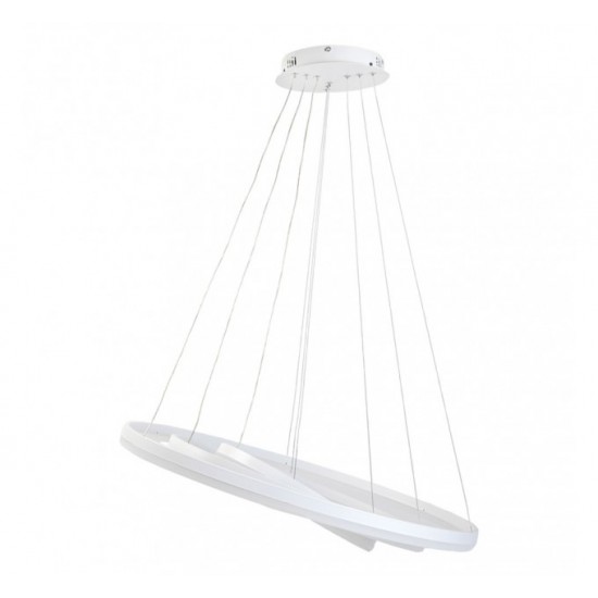 LED полилей с дистанционно CATERINA 135W 3000-6500K 8100lm димируем бял ф80см