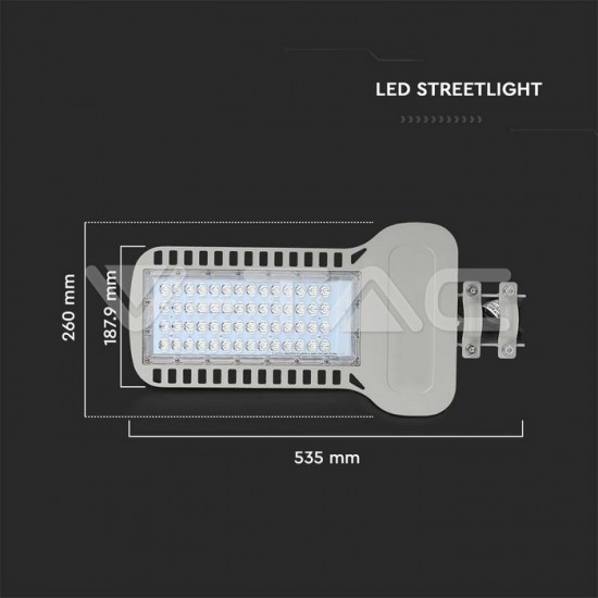 LED уличен осветител SAMSUNG CHIP VT-104ST 150W 6400K 20300Lm IP65 135Lm/W