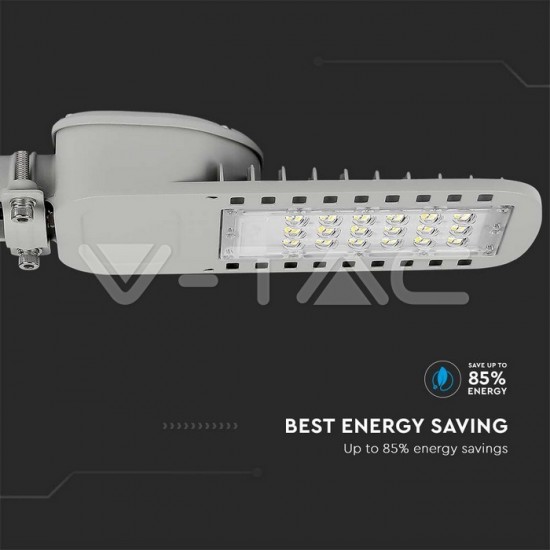 LED уличен осветител SAMSUNG CHIP VT-54ST 50W 6400K 6850Lm IP65 135Lm/W