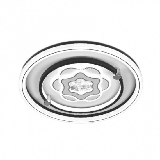 LED полилей с дистанционно PIENTO 125W 3000-6500K 7500lm димируем ф480мм
