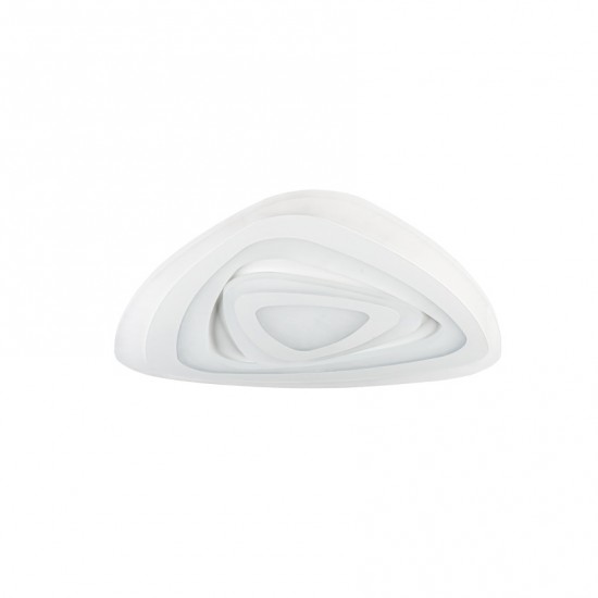 LED полилей с дистанционно TURN 80W 3000-6500K 6600lm бял Ф47см