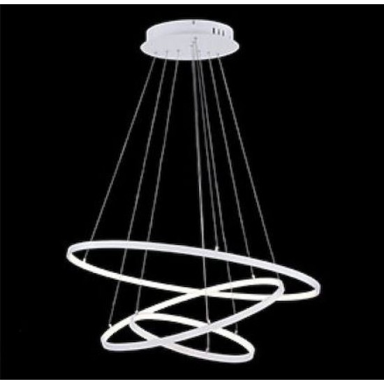 LED полилей с дистанционно CATERINA 135W 3000-6500K 8100lm димируем бял ф80см