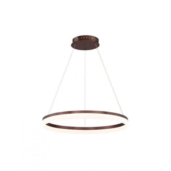LED полилей с дистанционно CATERINA 44W 3000-6500K 2640lm димируем кафяв ф60см