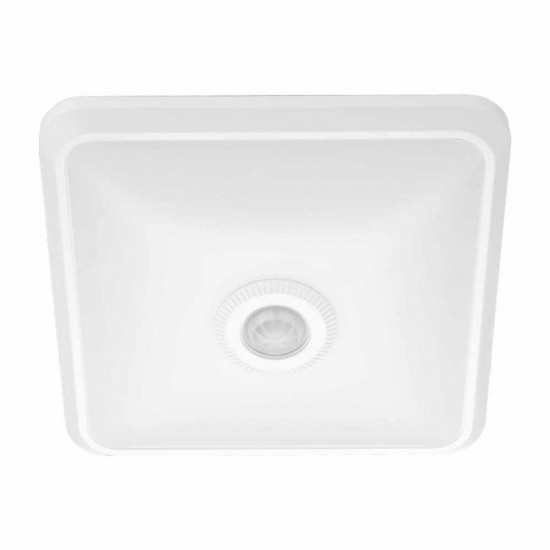 LED плафон със сензор за движение 360° 12W 4000K 950lm 110-240V 250x250мм