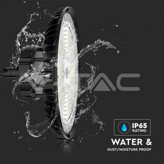 LED промишлен осветител тип камбана UFO 3в1 VT-90202 120W-150W-200W 160lm/W 3-white IK08 IP65 