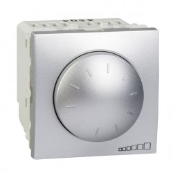 Механизъм димер ротативен 400W двумодулен за луминисцентни лампи серия Unica Top/Class алуминий