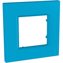 Рамка единична серия Unica QUADRO аква