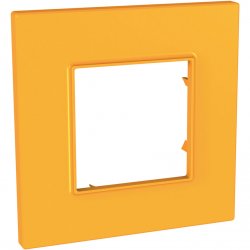 Рамка единична серия Unica QUADRO цитрус