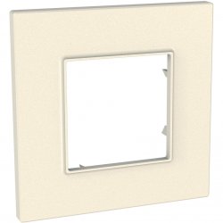 Рамка единична серия Unica QUADRO перла