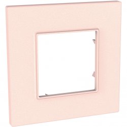 Рамка единична серия Unica QUADRO сьомга