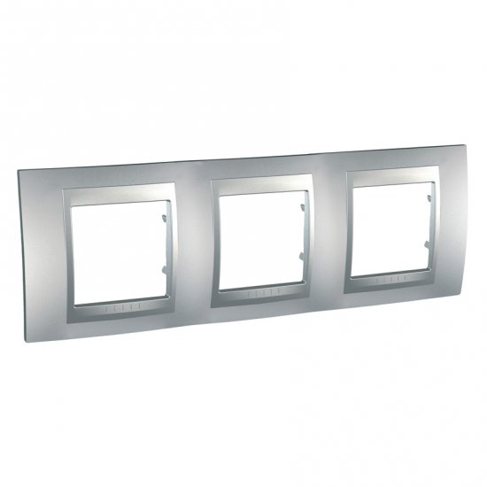 Unica Top - рамка - 3 gangs H71 - aluminium