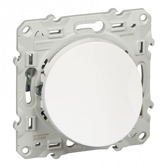 Odace - кабелен изход - 16 A - 6...12 mm - бял Odace - кабелен изход - 16 A - 6...12 mm - бял