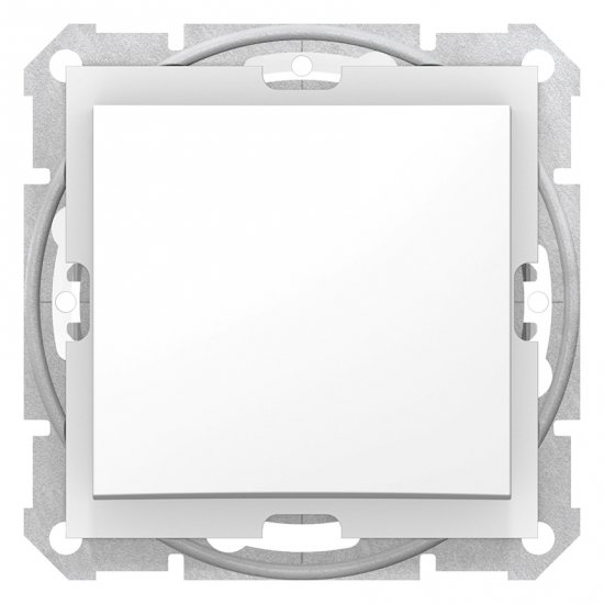Девиаторен ключ IP44 бял (механизъм+монтажна рамка)
