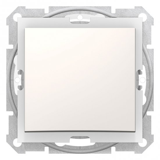 Девиаторен ключ IP44 крема (механизъм+монтажна рамка)