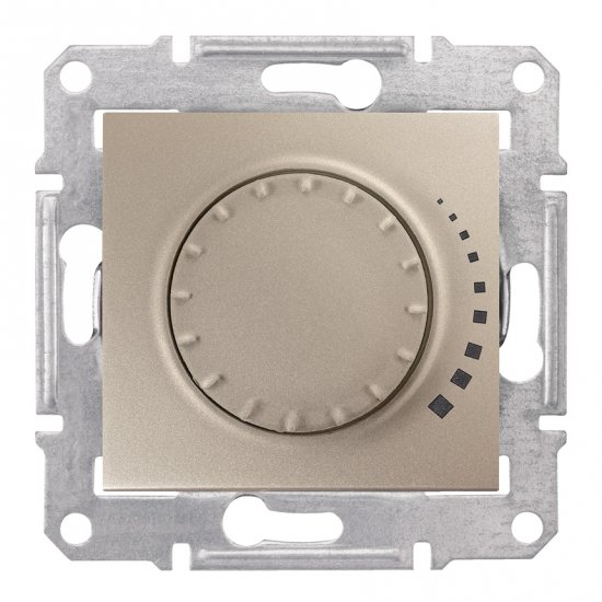Ротативен димер RL 60-325VA титаний (механизъм+монт. рамка)