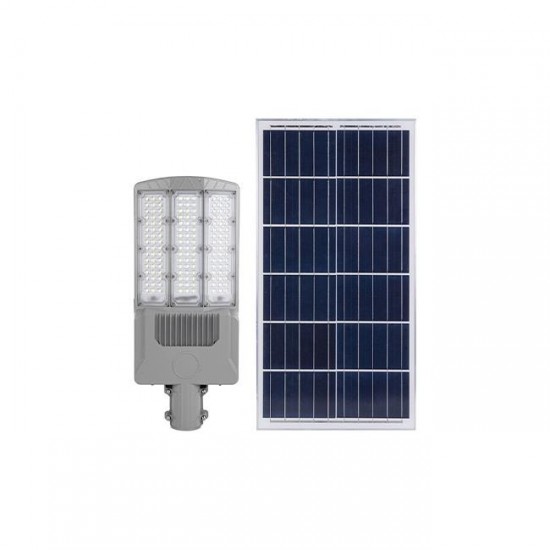 LED улична соларна лампа с панел 400W 8000lm 6000K IP65 с дистанционно управление