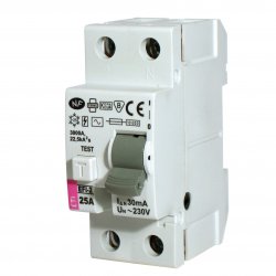 Дефектнотокова защита 2 AC EFI-2AC 25 /0.03A