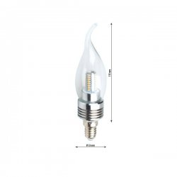 Led Лампа 4W E14 Свещ Декоративна 2700K