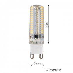 Led лампа G9 E 4W 2700K