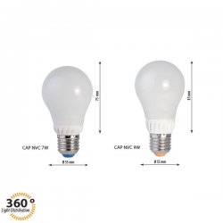 LED лампа A60G 3W E27 3000K